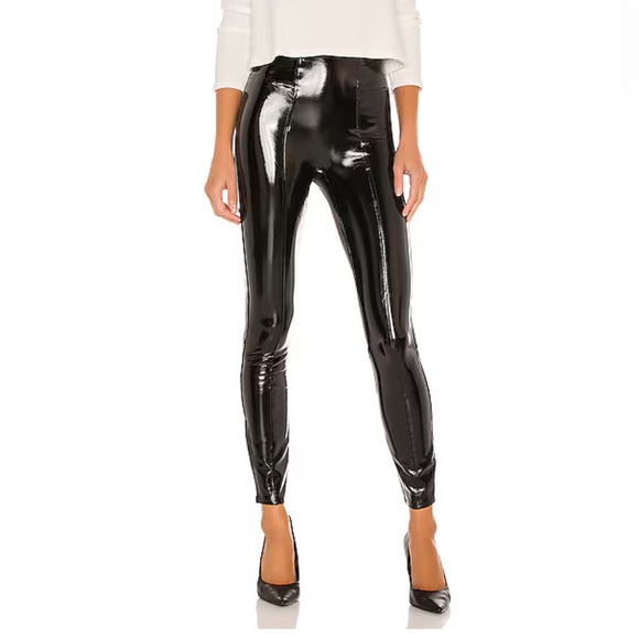 Spanx faux patent leather leggings - Size S (never worn) - Picture 1 of 4